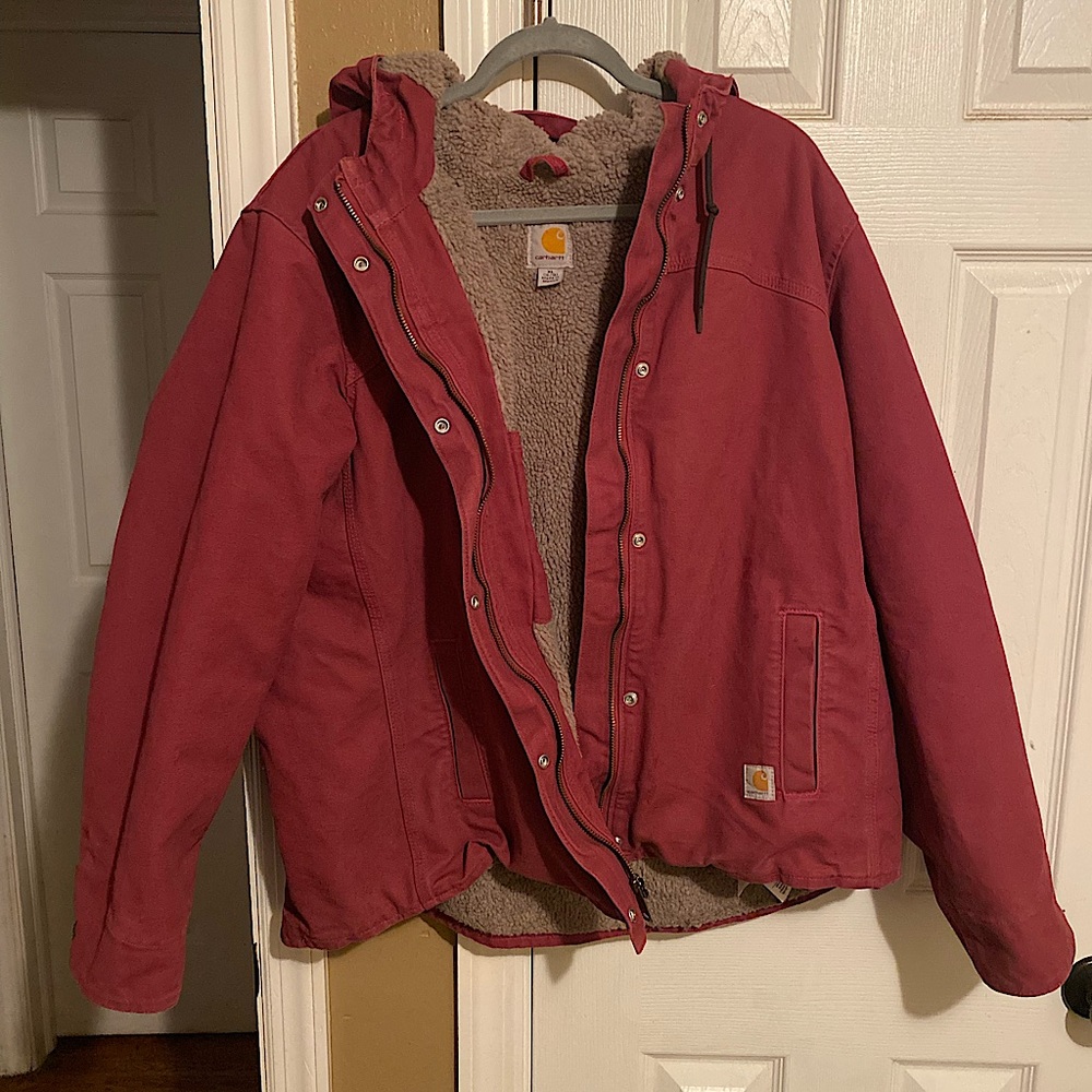 Carhartt Women’s Sherpa Hooded Jacket (XL)